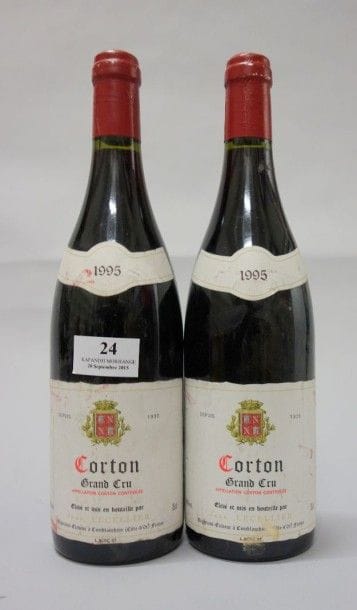 2 Bouteilles CORTON Grand Cru - LECELLIER...