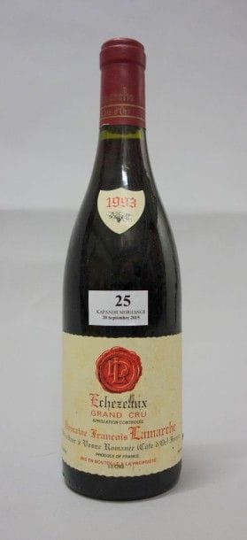 1 Bouteille ECHEZEAUX - F. LAMARCHE 1993