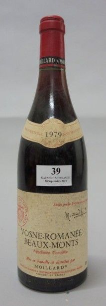 1 Bouteille VOSNE ROMANEE 1er Cru 