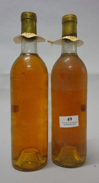 2 Bouteilles CHÂTEAU GILETTE - Sauternes...