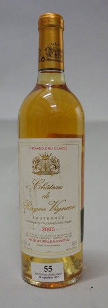 1 Bouteille CHÂTEAU de RAYNE VIGNEAU - Sauternes...
