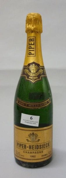 1 Bouteille CHAMPAGNE PIPER HEIDSIECK 19...