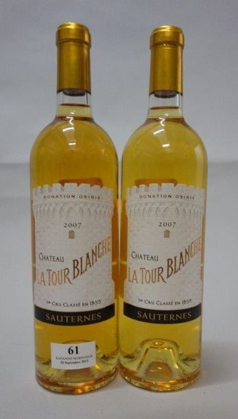 2 Bouteilles CHÂTEAU LA TOUR BLANCHE - Sauternes...