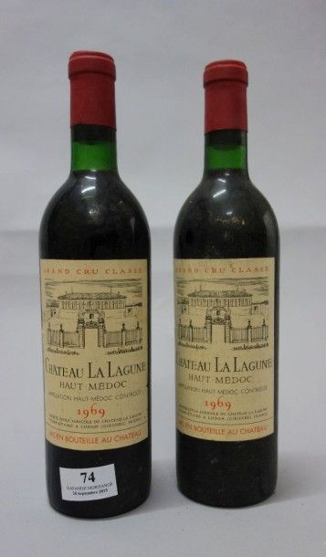 2 Bouteilles CHÂTEAU La LAGUNE - Haut Médoc...