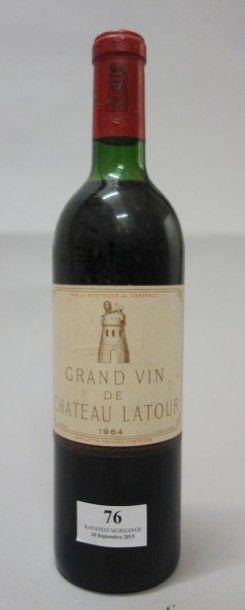1 Bouteille CHÂTEAU LATOUR - Pauillac 1964...