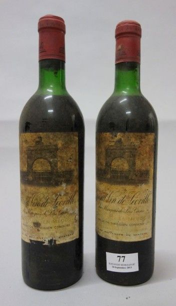2 Bouteilles CHÂTEAU LEOVILLE LAS CASES -...