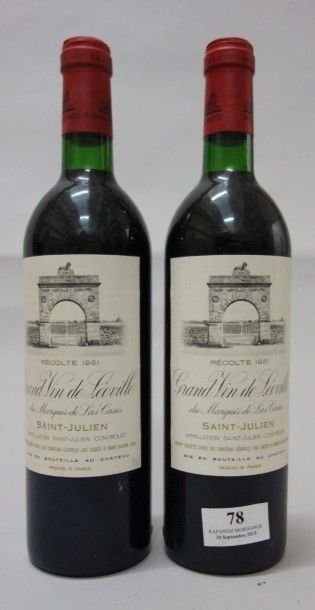 2 Bouteilles CHÂTEAU LEOVILLE LAS CASES -...