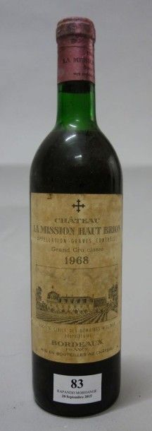 1 Bouteille CHÂTEAU La MISSION HAUT BRION...