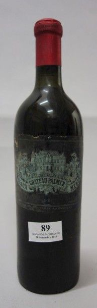 1 Bouteille CHÂTEAU PALMER - Margaux 1921...