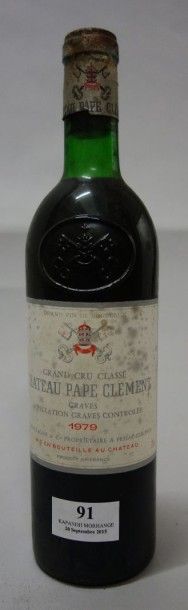 1 Bouteille CHÂTEAU PAPE CLEMENT - Graves...