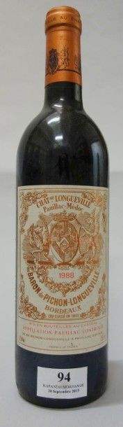 1 Bouteilles CHÂTEAU PICHON BARON - Pauillac...