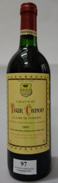 1 Bouteille CHÂTEAU TOUR CANON - Lalande...