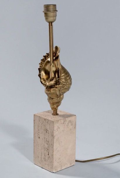 JACQUES CHARLES
Modèle TRITON. Pied de lampe...