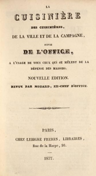 [ROBERT]
La cuisinière des cuisinières de...