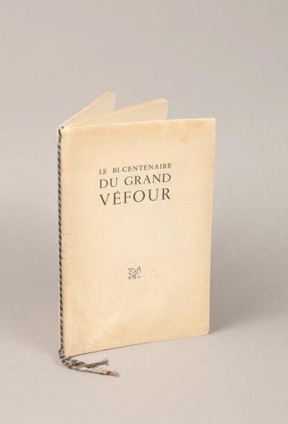 [DESSIN ORIGINAL DE COCTEAU - GRAND VEFOUR]...