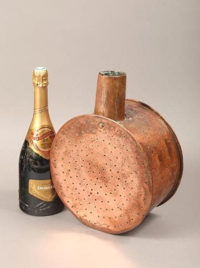[VIN] Filtre à champagne ou à vin en cuivre,...