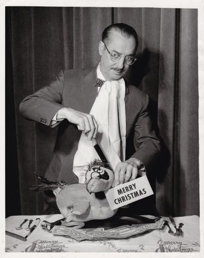 GROUCHO MARX, 1957 Épreuve argentique d'époque...