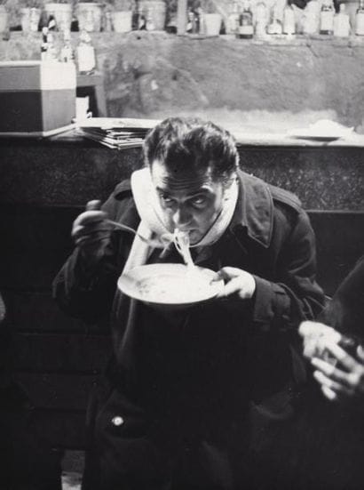 LA DOLCE VITA Federico Fellini durant le...