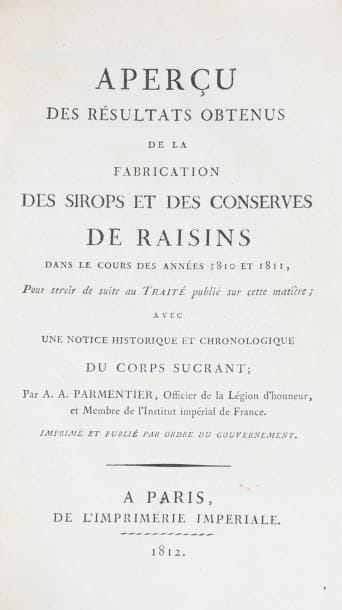 [VIN] PARMENTIER (A.) Aperçu des résultats...