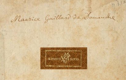 De la bibliothèque de Raymond Oliver, Restaurateur...