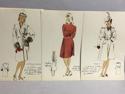 [Textile. Costume]. [Manuscrit]. Le tissage...