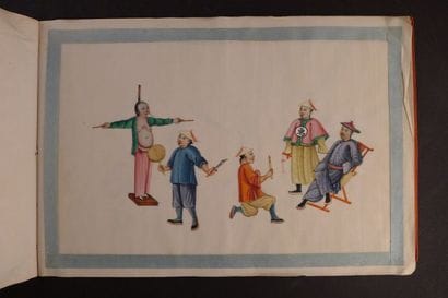 [Supplices chinois]. Recueil de 12 aquarelles....