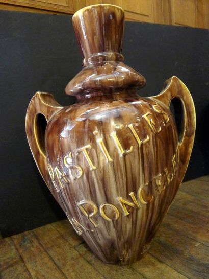 [Pharmacie] Vase de montre. PASTILLES À PONCELET.

Faïence...