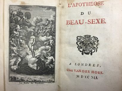 BOUREAU-DESLANDES (André-François). Apotheose...