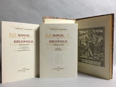 GALANTARIS (Christian). Manuel de bibliophilie....