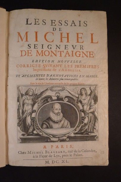 MONTAIGNE (Michel de). Les Essais. Édition...