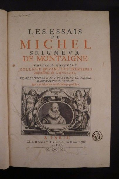 MONTAIGNE (Michel de). Les essais. Édition...