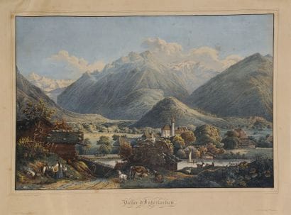 [Suisse]. Vallée d'Interlachen [Interlaken]....