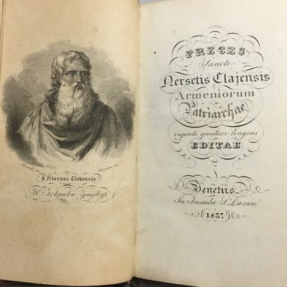[Typographie]. NERSES (saint). Preces sancti...