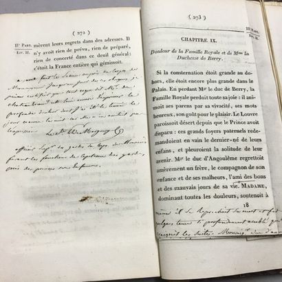 CHATEAUBRIAND (François René de). Mémoires,...