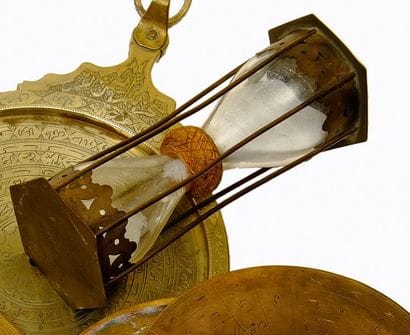 SABLIER À DEUX AMPOULES, Allemagne, XVIIIe...