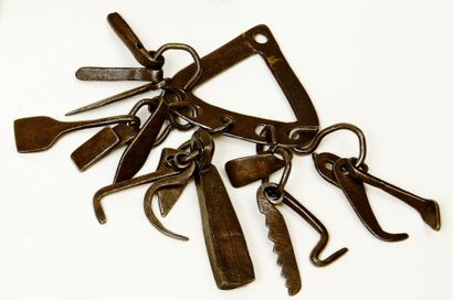 LAMES MINIATURES D'OUTILS ? Trousseau de...