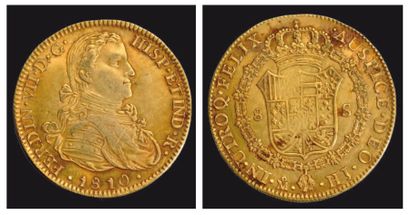 8 Escudos. Mexico. 1810. (Calico 1254, Fr....