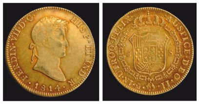 8 Escudos. Mexico. 1814. (Calico 1261, Fr....