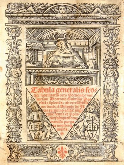 JEAN DUNS SCOTT.
Tabula generalis scotice...