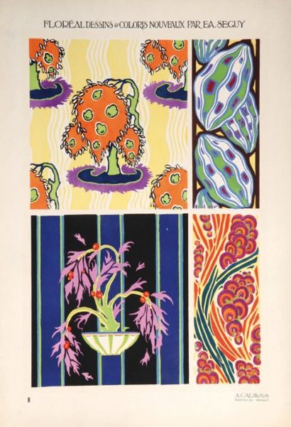SEGUY, E[MILE]-A[LAIN].
Floréal. Dessins...