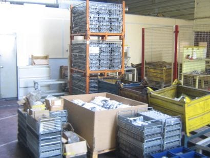 1 Lot de pièces détachées aluminium environ...