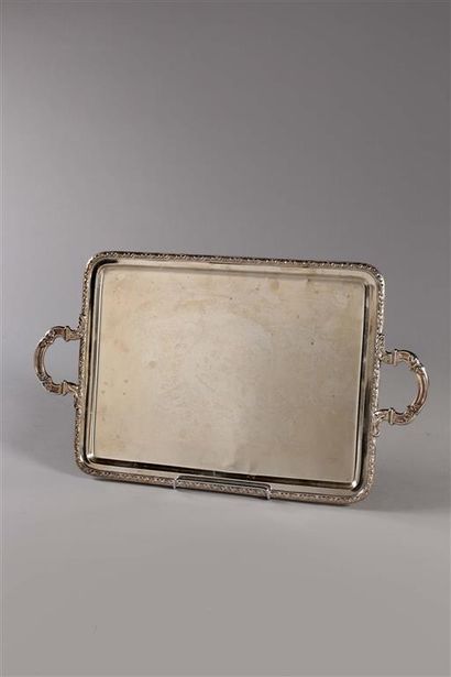 Petit plateau de service rectangulaire en...