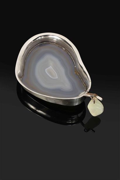 FERREIRA.
Coupe vide-poche en argent (835...