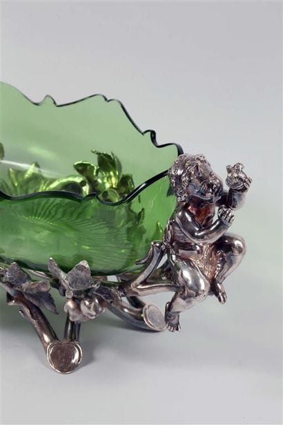 CHRISTOFLE.
Coupe formant surtout de table...
