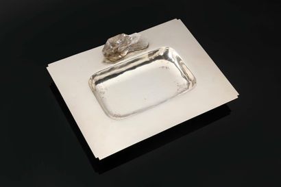 FERREIRA.
Cendrier rectangulaire en argent...