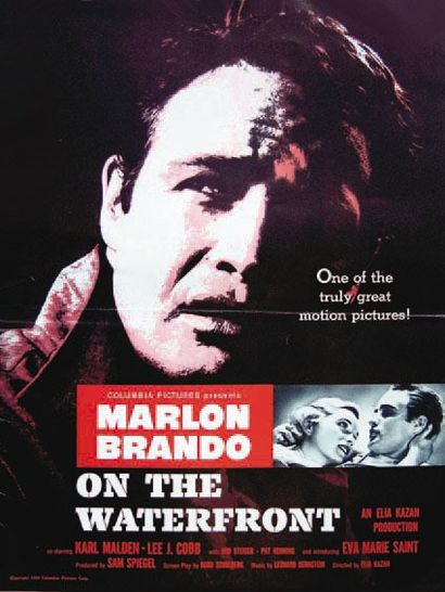 ON THE WATERFRONT. Elia Kazan. 1954. Manuel...
