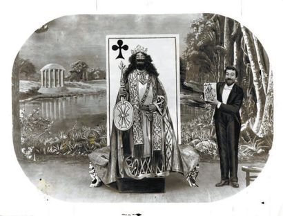 LES CARTES VIVANTES. 1 épreuve gélatino-argentique...
