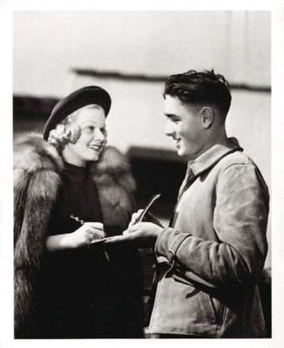 JEAN HARLOW. 1 épreuve gélatino-argentique...