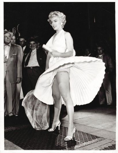 MARILYN MONROE. 1 épreuve gélatino-argentique...