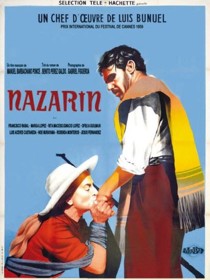 NAZARIN. Luis Buñuel. 1959. Non signée. Imp....
